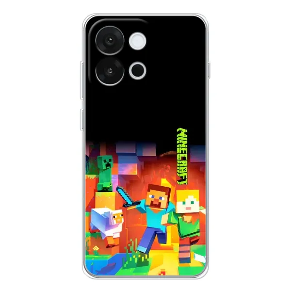 Чехол с рисунком «Герой Майнкрафт» для OnePlus 13T Чехол с рисунком «Герой Майнкрафт» для OnePlus 13T