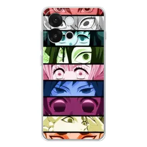 Силиконовые чехлы с глазами Anime для 13Т (Глаза Хашира)