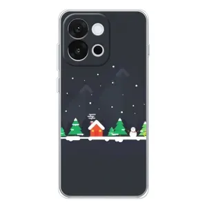 Силіконовий бампер на різдво для OnePlus 13T (Місто зимове)