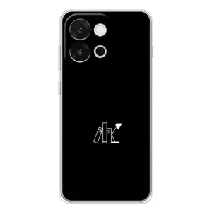 Чехол с картинками на черном фоне для OnePlus 13T (Книжки)