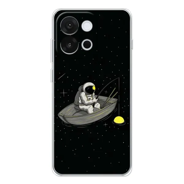 Чехол с рисунком «Космонавт на рыбалке» для OnePlus 13T Чехол с рисунком «Космонавт на рыбалке» для OnePlus 13T