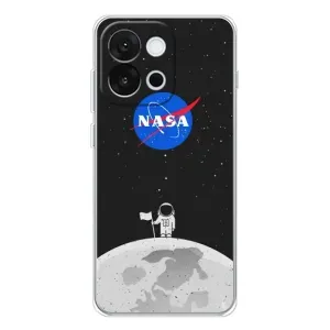Силиконовый бампер с принтом "Наса" на OnePlus 13T (Космонавт NASA)