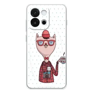 Чехол на тематику: Коты для OnePlus 13T (Кот аристократ)