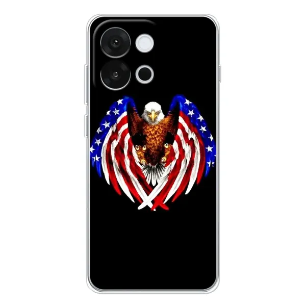 Чехол с рисунком «Крылья США» для OnePlus 13T Чехол с рисунком «Крылья США» для OnePlus 13T