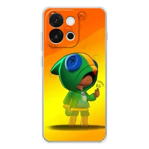 Чохол Бравл Старс для OnePlus 13T (LEON в кофті)