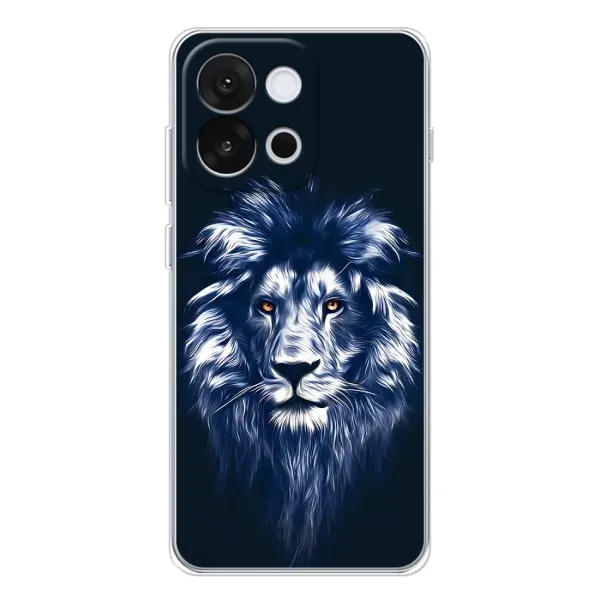 Чехол с рисунком «Лев - синий» для OnePlus 13T Чехол с рисунком «Лев - синий» для OnePlus 13T