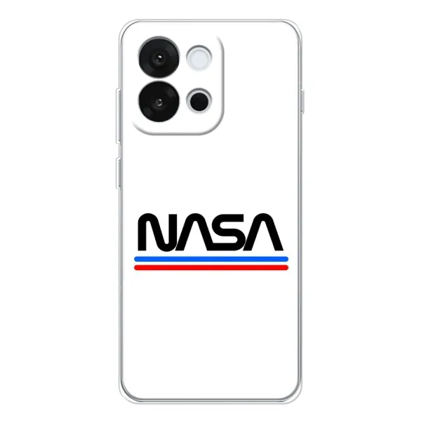 Чехол с рисунком «NASA на белом фоне» для OnePlus 13T Чехол с рисунком «NASA на белом фоне» для OnePlus 13T