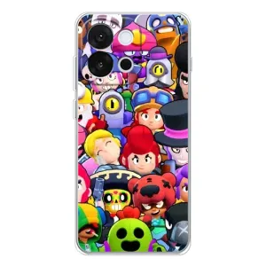 Силиконовый Чехол на OnePlus 13T с картинкой Brawl Stars (Персонажи)