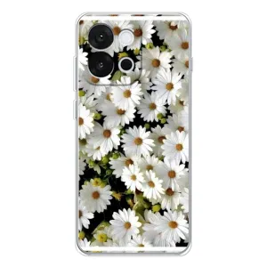 Чехол с ромашками на OnePlus 13T (Рамка в ромашках)