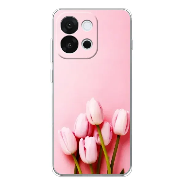 Чехол с рисунком «Розовые тюльпаны» для OnePlus 13T Чехол с рисунком «Розовые тюльпаны» для OnePlus 13T