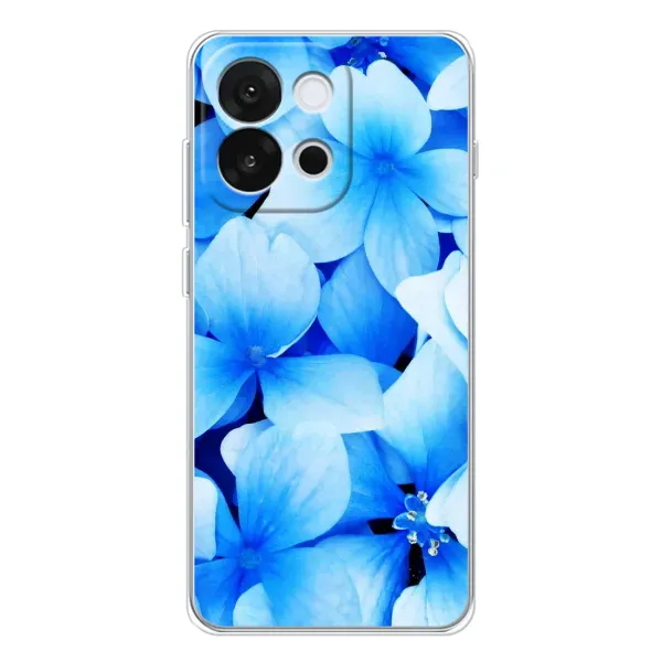 Чехол с рисунком «Синие цветы» для OnePlus 13T Чехол с рисунком «Синие цветы» для OnePlus 13T