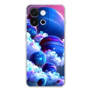 Чехлы КОСМОС для OnePlus 13T (Синие планеты)
