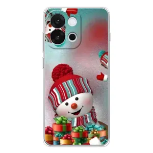 Чохли на Новий Рік OnePlus 13T (Сніговик в шапці)