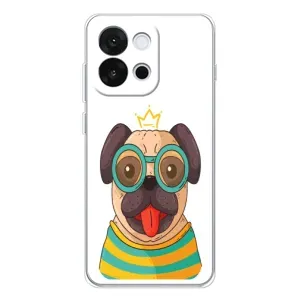 Бампер для OnePlus 13T с картинкой "Песики" (Собака Король)