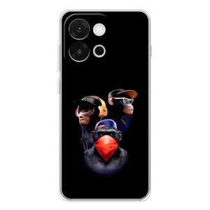 Чехол с рисунком «Три обезьяны» для OnePlus 13T
