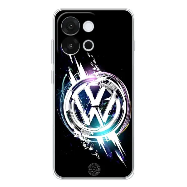 Чохол з малюнком «Volkswagen на чорному» для OnePlus 13T Чохол з малюнком «Volkswagen на чорному» для OnePlus 13T