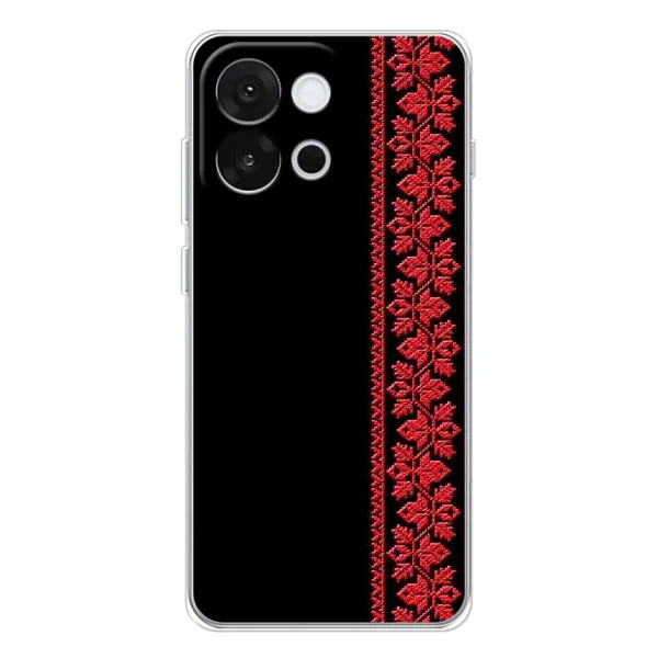 Чехол с рисунком «Вышиванка на черном» для OnePlus 13T Чехол с рисунком «Вышиванка на черном» для OnePlus 13T