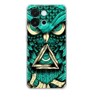 Чехлы с принтом СОВЫ для OnePlus 13T (Зеленая сова)