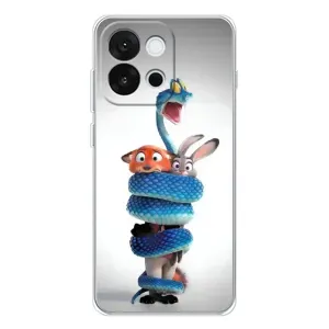 Силиконовый чехол с принтом Зоотрополіс для OnePlus 13T (Змея Зоо)