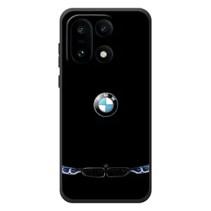 Силиконовый бампер с картинкой машины на OnePlus 15 (Черный BMW)