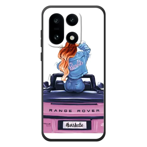 Чехол с рисунком «Девушка на машине» для OnePlus 15