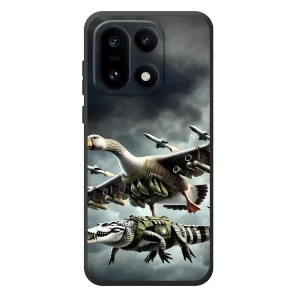 Чехол с рисунком «Гусини и крокодило» для OnePlus 15 Чехол с рисунком «Гусини и крокодило» для OnePlus 15