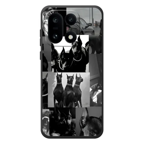 Чохол з малюнком «Колаж Доберман» для OnePlus 15 Чохол з малюнком «Колаж Доберман» для OnePlus 15