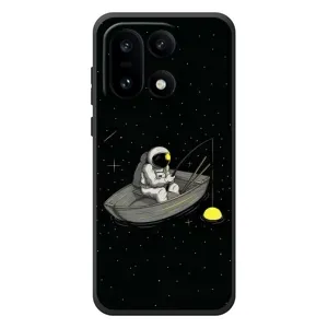 Силіконовый Чохол з принтом "Космонавти" на OnePlus 15 (Космонавт на рибалці)