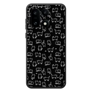 Чохол на тематику: Коти для OnePlus 15 (Котики на чорному)