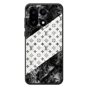 Чехол Стиль Louis Vuitton на OnePlus 15 (LV на белом)