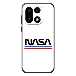 Силіконовый бампер з принтом "Наса" на OnePlus 15 (NASA на білому тлі)