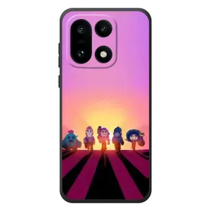 Силіконовый Чохол на OnePlus 15 з картинкою Brawl Stars (Персонажі на заході сонця)