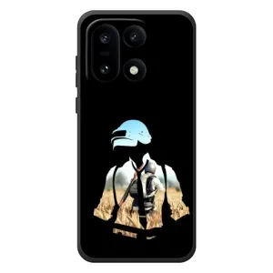 Силиконовый чехол с картинкой "Герой Pubg" на OnePlus 15 (Пубг мен)