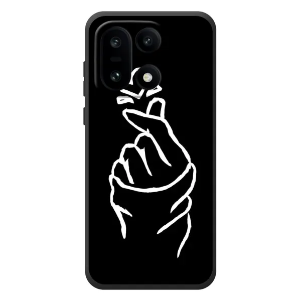 Чехол с рисунком «Сердце на черном» для OnePlus 15 Чехол с рисунком «Сердце на черном» для OnePlus 15