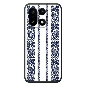 Силиконовый Чехол на OnePlus 15 с картинкой Вышиванки (Синяя вышиванка)