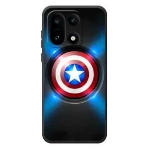 Чехол с Щитом Капитана Америки на OnePlus 15 (Яркий Щит Капитана)