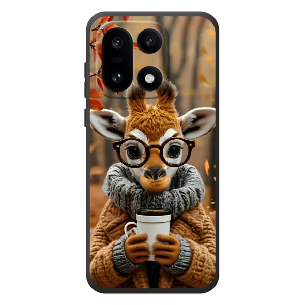 Чехол с рисунком «Жираф с кофе» для OnePlus 15 Чехол с рисунком «Жираф с кофе» для OnePlus 15