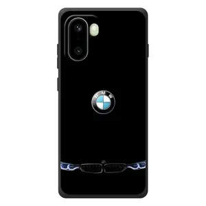 Силіконовий бампер з картинкою машини на OnePlus 15R (Чорний BMW)