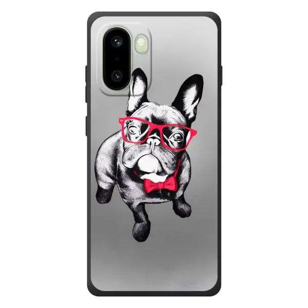 Чохол з малюнком «Бульдог в окулярах» для OnePlus 15R Чохол з малюнком «Бульдог в окулярах» для OnePlus 15R