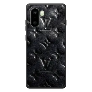 Текстурный Чехол Louis Vuitton для наверное вскоре Надо понимать, что это модель телефона OnePlus чёрт ее паритель (Черный ЛВ)