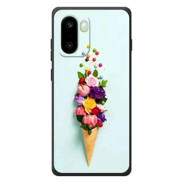 Чехол с рисунком «Цветок-мороженное» для OnePlus 15R Чехол с рисунком «Цветок-мороженное» для OnePlus 15R