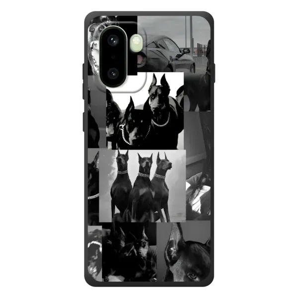 Чехол с рисунком «Коллаж Доберман» для OnePlus 15R Чехол с рисунком «Коллаж Доберман» для OnePlus 15R
