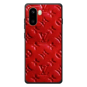 Текстурный Чехол Louis Vuitton для наверное вскоре Надо понимать, что это модель телефона OnePlus чёрт ее паритель (Красный ЛВ)