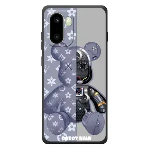 Силиконовый чехол для OnePlus 15R (Медведь Louis Vuitton)