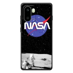Силиконовый бампер с принтом "Наса" на OnePlus 15R (Nasa на луне)