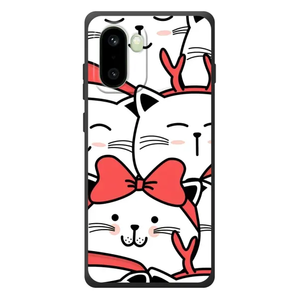 Чехол с рисунком «Новогодние котики» для OnePlus 15R Чехол с рисунком «Новогодние котики» для OnePlus 15R