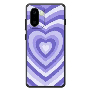 Чохли з тематикою "Маленькі Сердчеки" на OnePlus 15R (Серце фіолет)