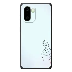 Чохол (Знак сердечка) для OnePlus 15R (Сердечко на блакитному)