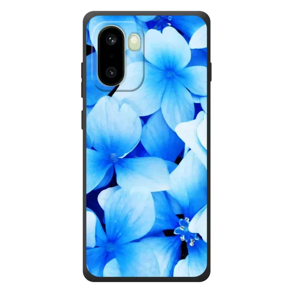 Чехол с рисунком «Синие цветы» для OnePlus 15R Чехол с рисунком «Синие цветы» для OnePlus 15R