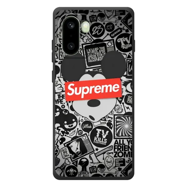 Чехол с рисунком «Supreme Маус» для OnePlus 15R Чехол с рисунком «Supreme Маус» для OnePlus 15R